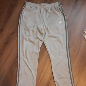 Grey Adidas Mens Joggers